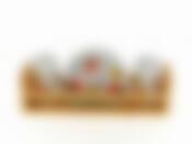 Набор для специй и салфетница Nouvelle "Цветочная поэма" на подставке, 4 предмета