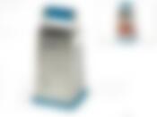 Терка Best Home Kitchen "Голубая лагуна", четырехсторонняя, 10 х 10 х 21 см