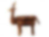 Фигура декоративная для сада (кашпо) "Олень" (21*37*14,5см) 61,5*20*66,5см (дерево обработанное, окрашенное) (без подарочной упаковки)