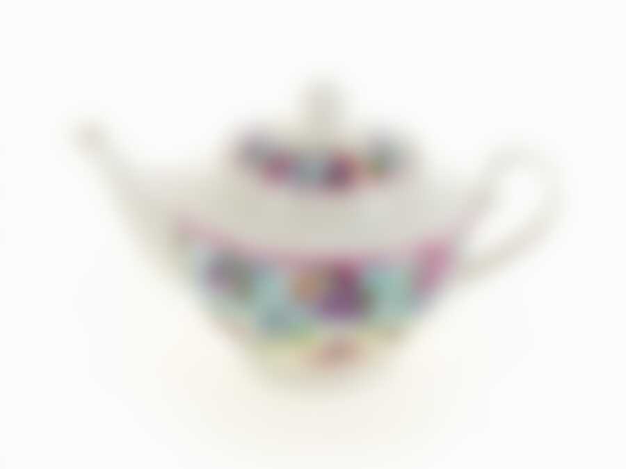 Чайник "Версаль" 26*16*16см v=1100мл (фарфор) (подарочная упаковка)