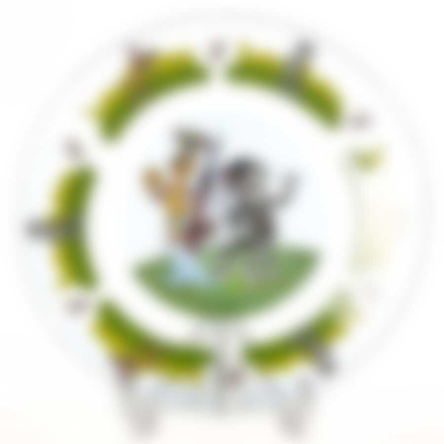 Тарелка закусочная (десертная) Простоквашино, D=20 см