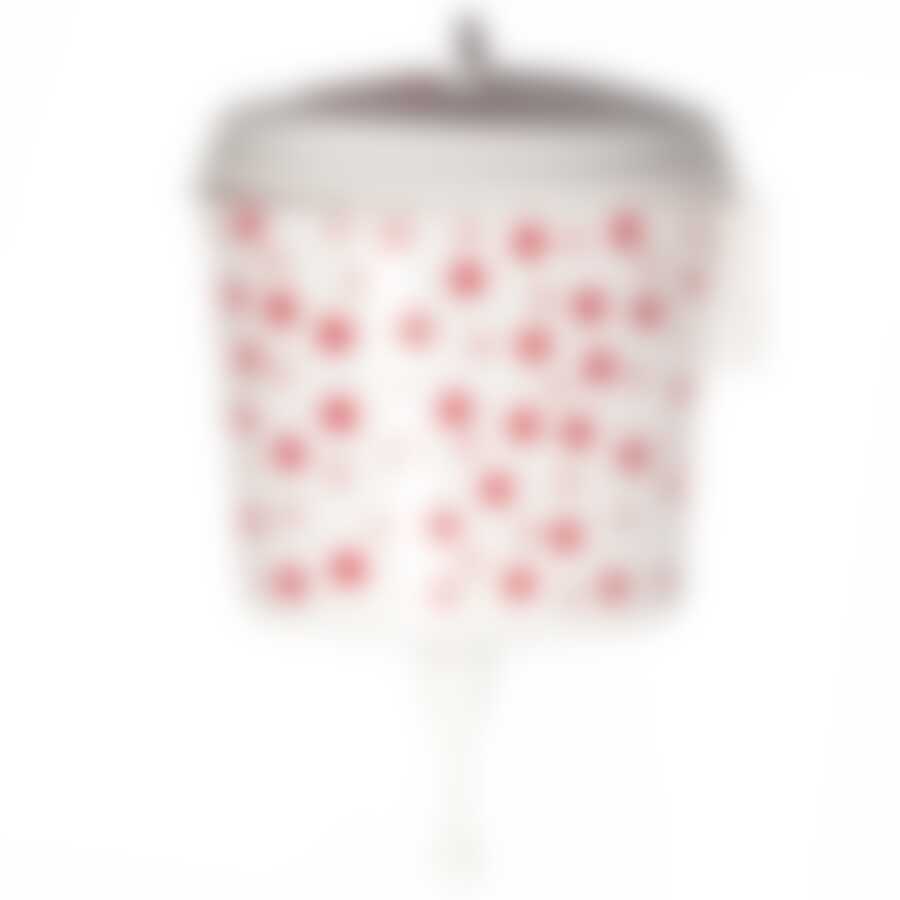 Умывальник-рукомойник "Горошек" 3 л (красный с белым)