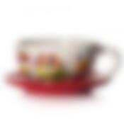 Кружка суповая Polystar "Джем", с блюдцем, 500 мл