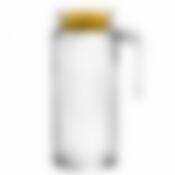 Графин с желтой крышкой, объем 1 л