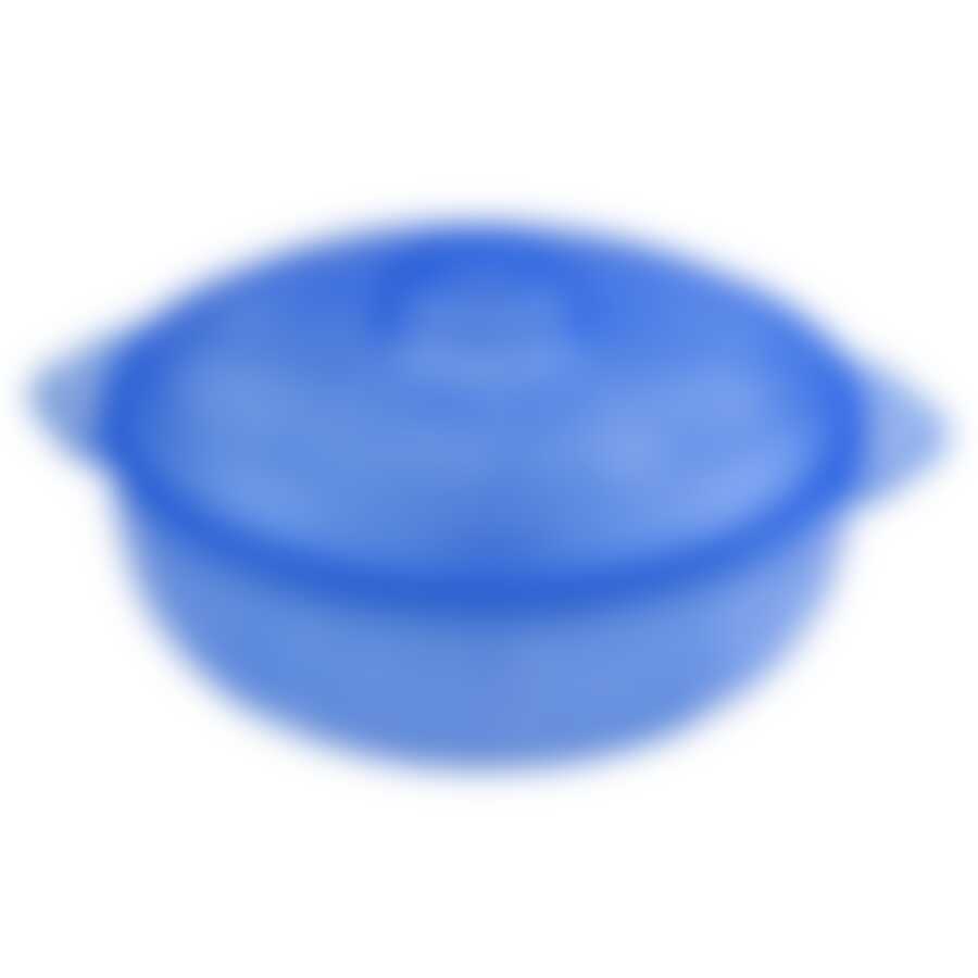 Чаша с крышкой Хозяюшка 1,5 л (синий)