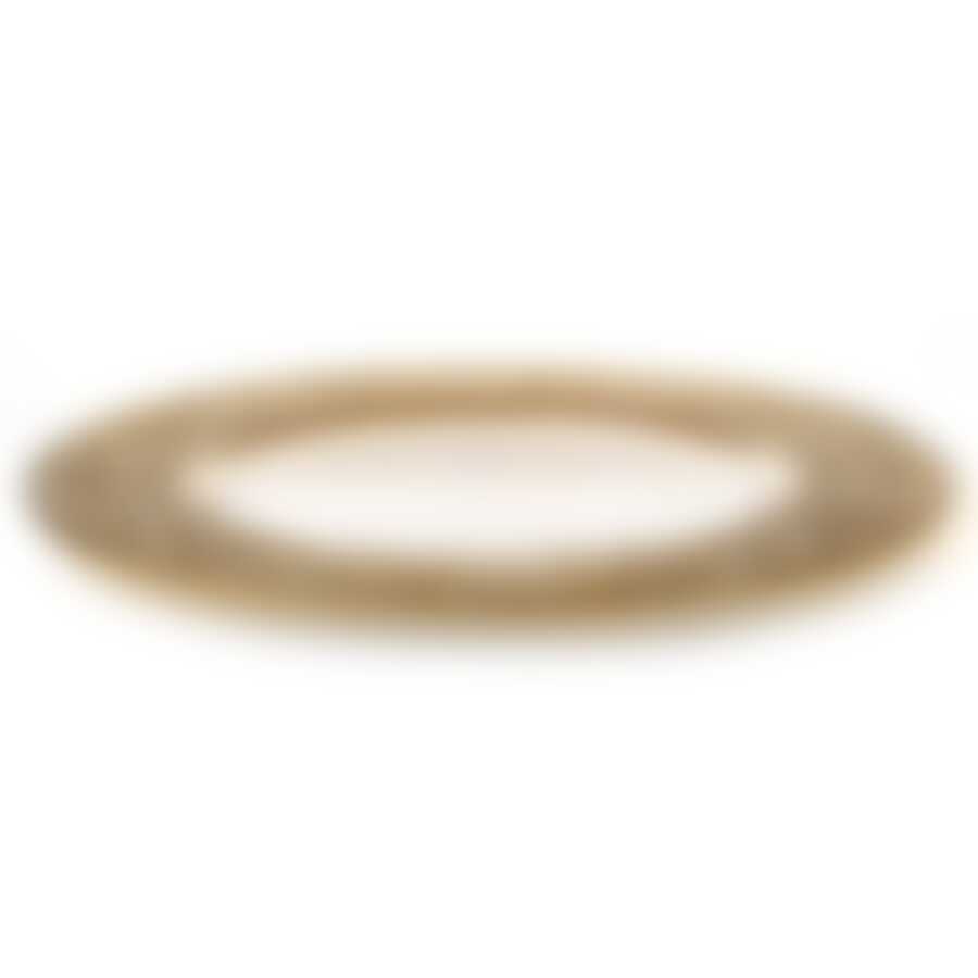 Тарелка столовая мелкая Pasabahce F&D Grace, D=35 см (цвет gold)