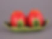 Набор специй 2 пр."ЯБЛОКО" на подставке 16*8 см.высота=8 см.