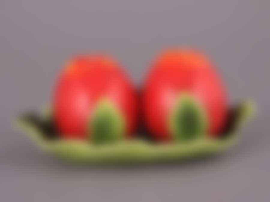 Набор специй 2 пр."ЯБЛОКО" на подставке 16*8 см.высота=8 см.