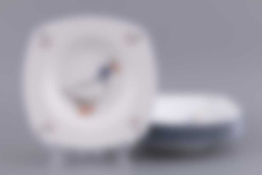 Набор столовых тарелок глубоких 6 шт Moritz Zdekauer Geese, D=23 см