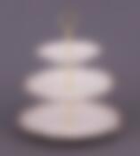 Фруктовница 3-х ярусная "ЦВЕТОЧНАЯ СИМФОНИЯ" диаметр=32/27/19 см