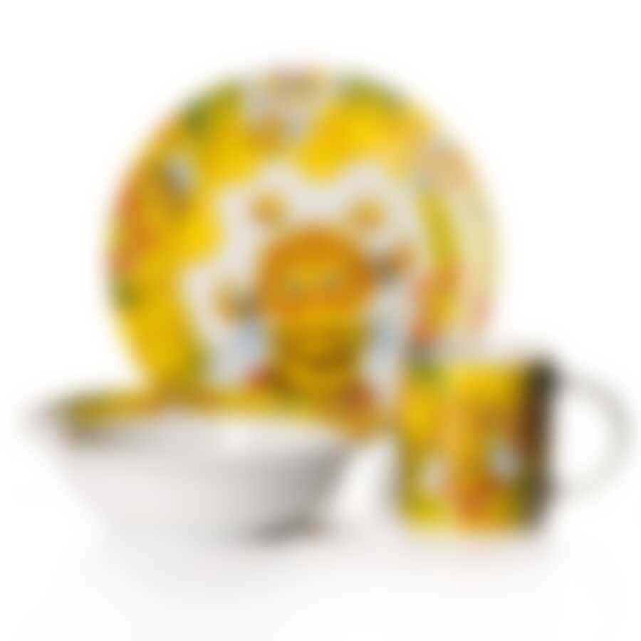 Набор детской посуды 3 предмета Непоседы Пчелка, арт  M9552385