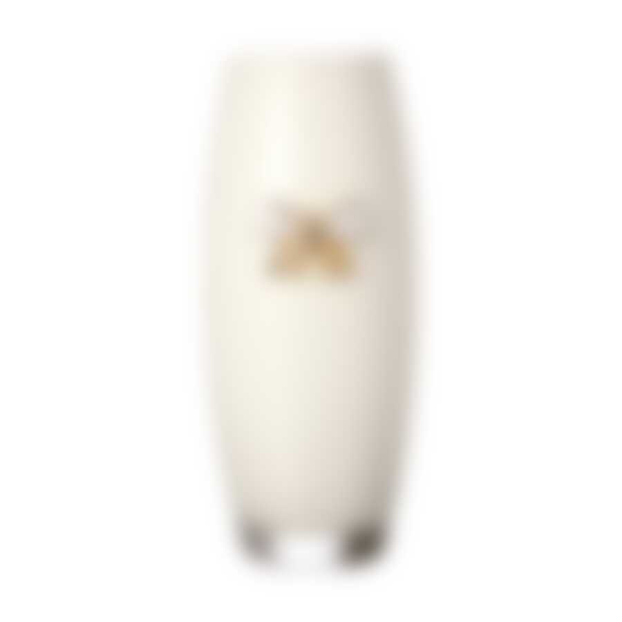 Ваза флора белая высота=26 см