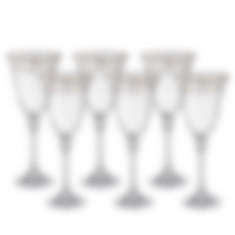 Набор бокалов для вина из 6 шт. "АЛЕКСАНДРА" 185 мл.