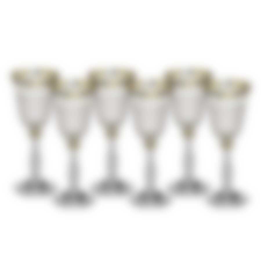 Набор бокалов для вина из 6 шт. "АНЖЕЛА" 185 мл.