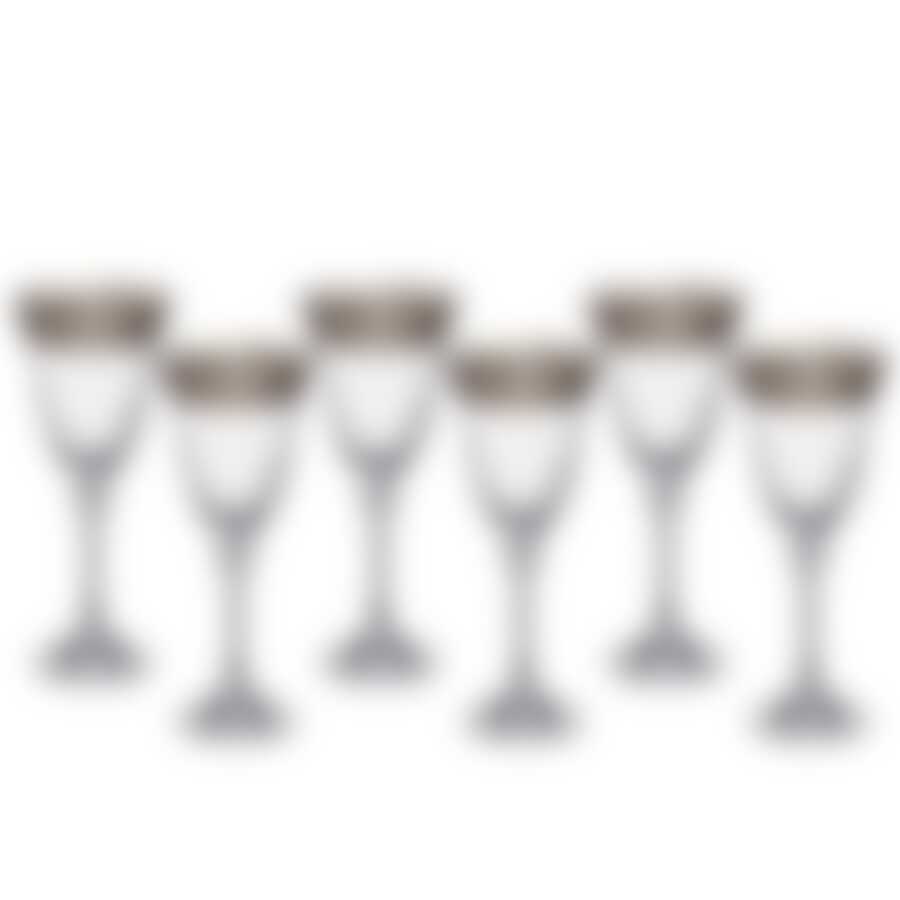 Набор бокалов для вина из 6 шт. "АЛЕКСАНДРА" 250 мл.