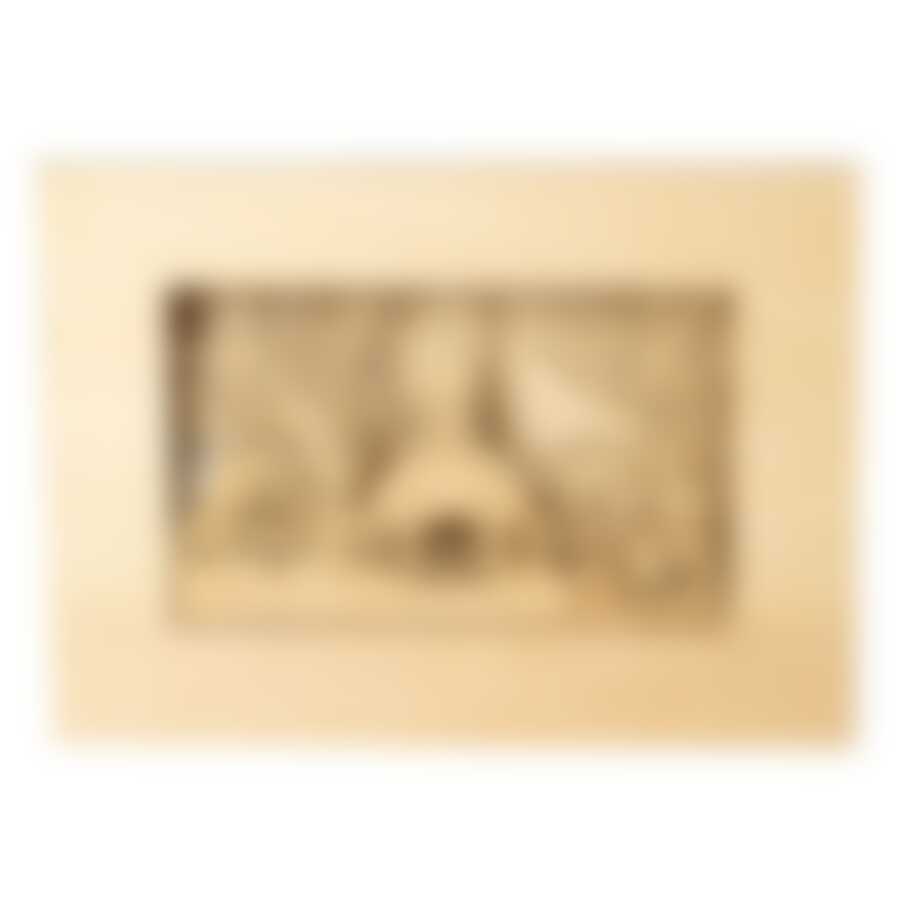 Декорация с подсветкой: картина "рождественский храм", 290*215 мм