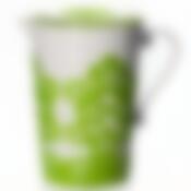 Кувшин с крышкой "Камелия", объем 2,2 л, высота 205 мм, диаметр 135 мм (зелёный)