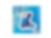 Магнит "Сочи-Сноуборд" 34,5*5см. (8*11*0,5см.) (упаковочный пакет с хедером)