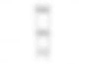 Подставка декоративная для цветочных горшков 3-х ярусная 21*21*100см. (железо с антикоррозийным покрытием) (коричневая упаковка)