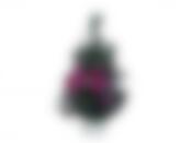 Ель новогодняя (с украшением) h=30см. (упаковочный пакет)