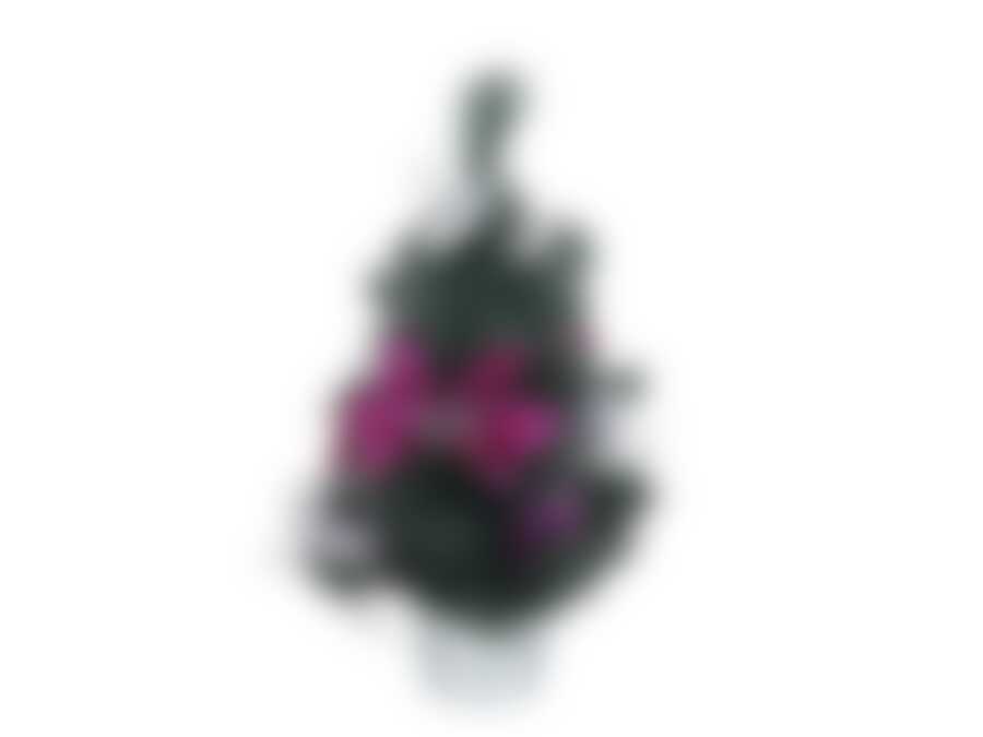 Ель новогодняя (с украшением) h=30см. (упаковочный пакет)