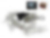 Гирлянда электрическая "Занавес" 600см. (120 светодиодов, режим постоянного свечения, с украшениями) (белая) (подарочная упаковка)