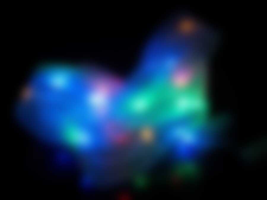 Гирлянда электрическая "Лента" l=200см. (20 светодиодов, режим постоянного свечения) (разноцветная) (блистер)