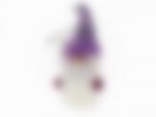 Украшение новогоднее (подвесное с подсветкой) "Санта Клаус/Снеговик" 5,5*5,5*10,5см. (2вида) (упаковочный пакет)