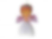 Украшение новогоднее (подвесное) "Ангел" 8*7*15см. (упаковочный пакет с хедером )