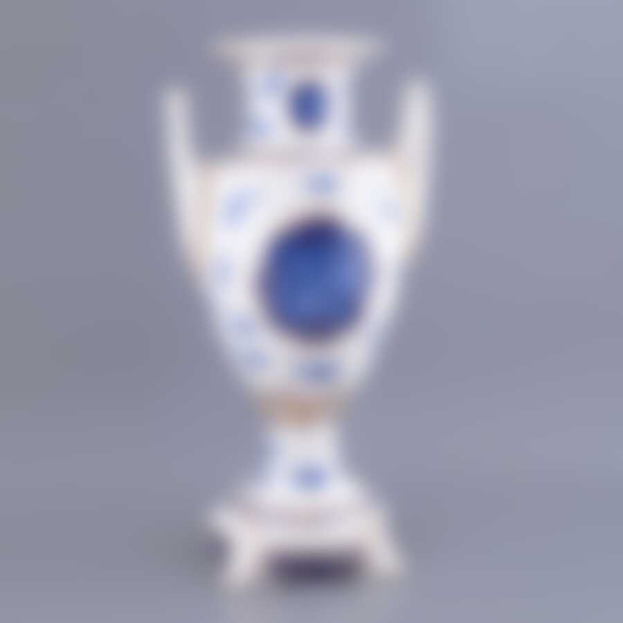 Ваза высота=60 см.кобальт