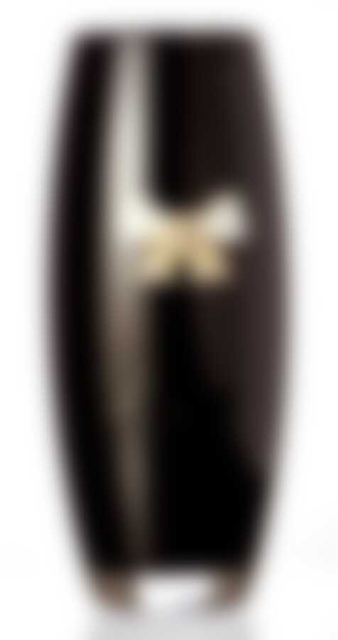 Ваза флора черная высота=26 см.