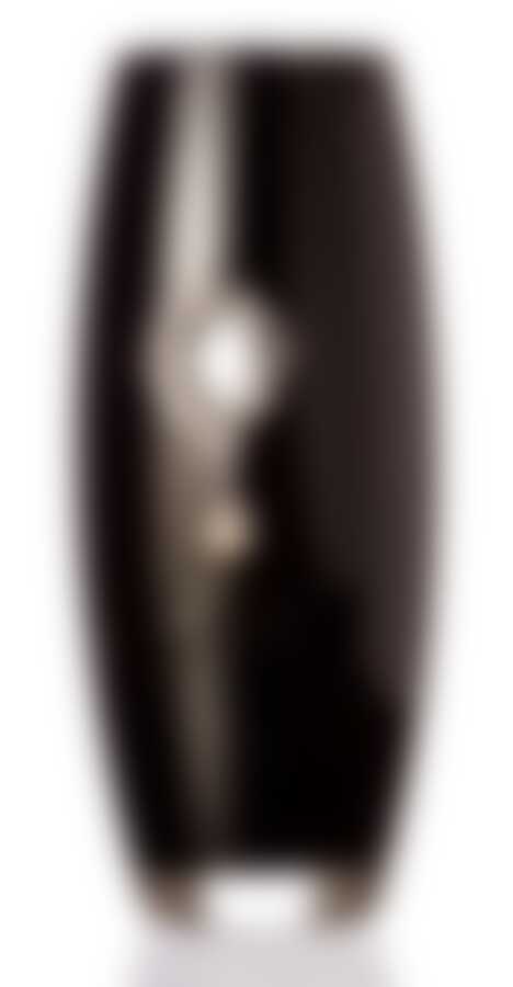 Ваза флора черная.высота=26 см