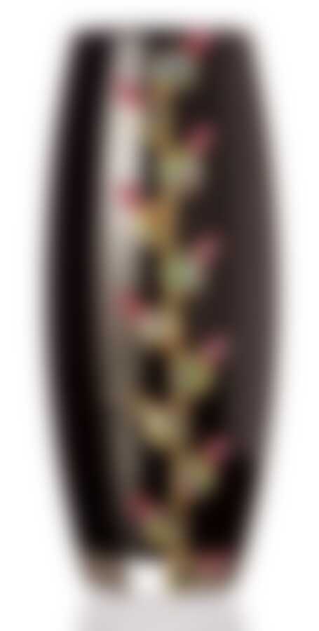 Ваза флора черная.высота=26 см.