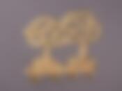 Вешалка настенная 16,5*13,5 см.