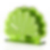 Салфетница Жар-птица (прозрачно - зеленый)