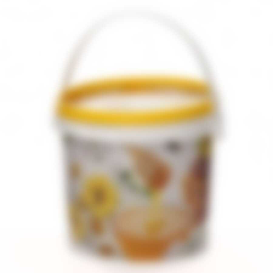 Ведро 1 л с крышкой (мёд)