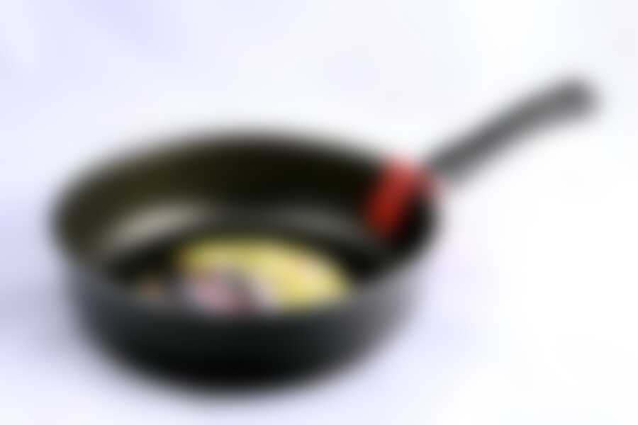 Сотейник 22см Black&Silver Flonal