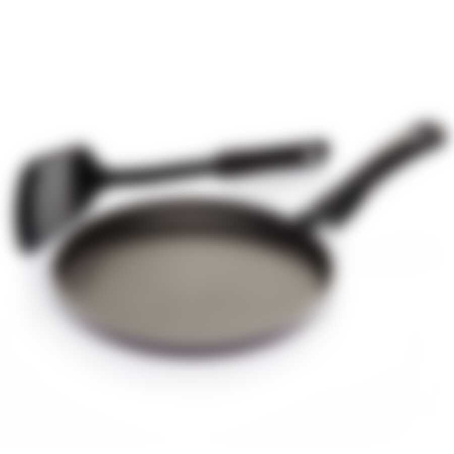 Сковорода блинная Калитва Экономика, D=22 см с лопаткой