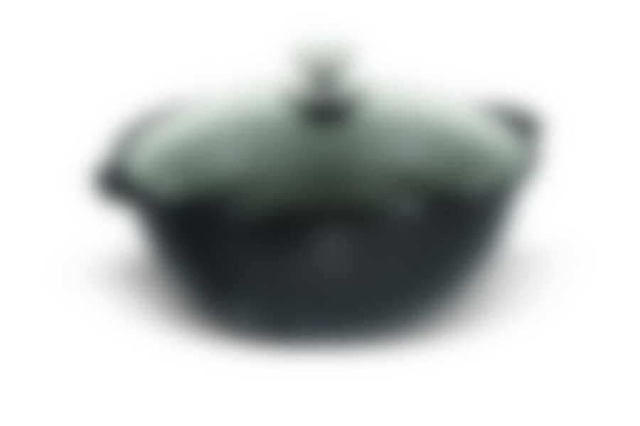 Казан литой 3,5л стеклянная крышка