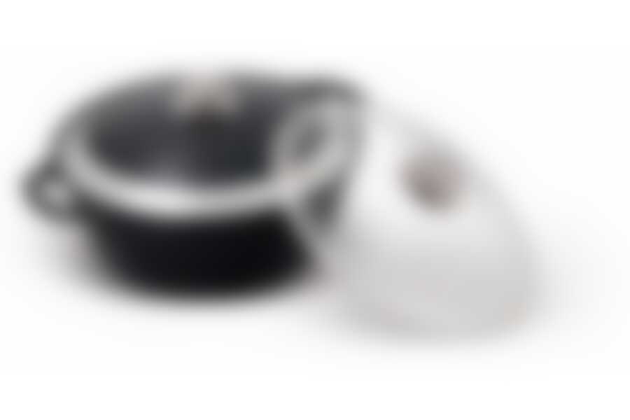 Кастрюля-жаровня литая 3,0л стеклянная крышка