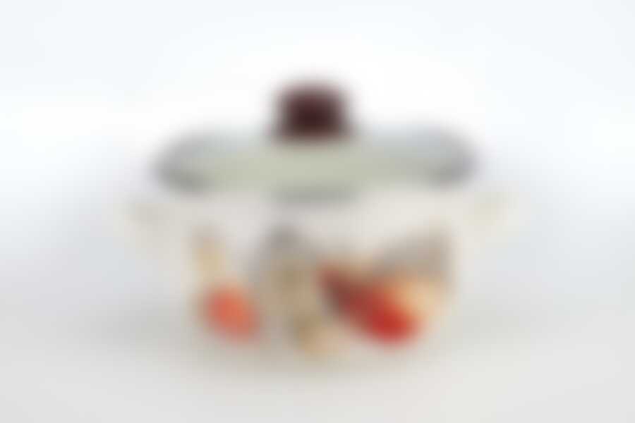 Кастрюля 5,7л со стеклянной крышкой Аппетит