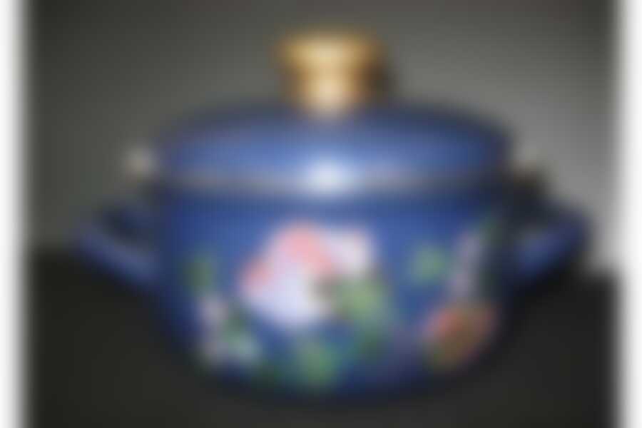 Кастрюля 2,0л сферическая с рисунком