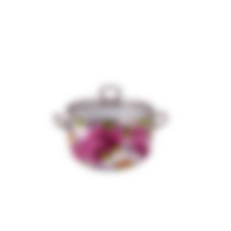 Кастрюля 4,0л со стеклянной крышкой Пион