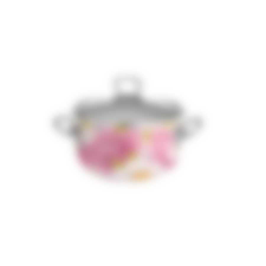 Кастрюля эмалированная Interos Пион, 5,1 л