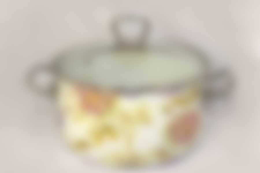 Кастрюля 5,1л со стеклянной крышкой Франция