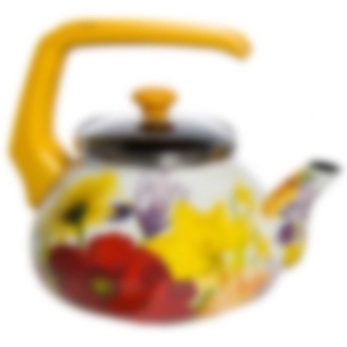 Чайник 2,2л со стеклянной крышкой Настроение