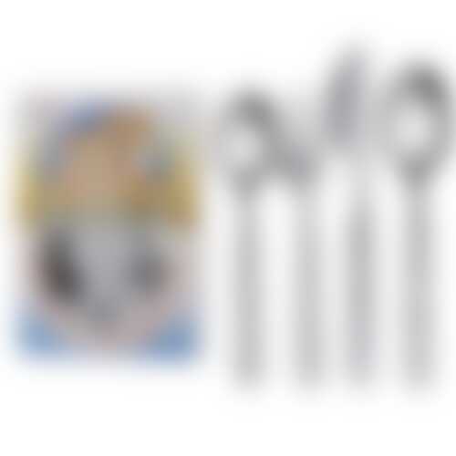 Детский набор столовых приборов "Топтыжка", 4 предмета