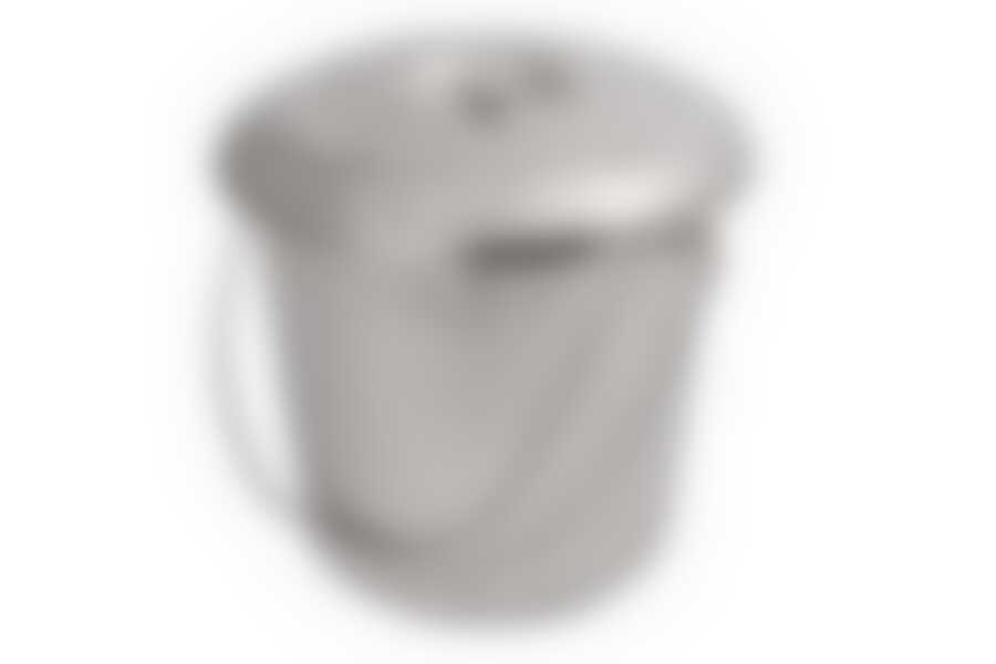 Ведро нержавейка 5л с крышкой WLT-05820