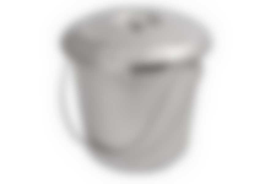 Ведро нерж. 20л с крыш. WLT-05824