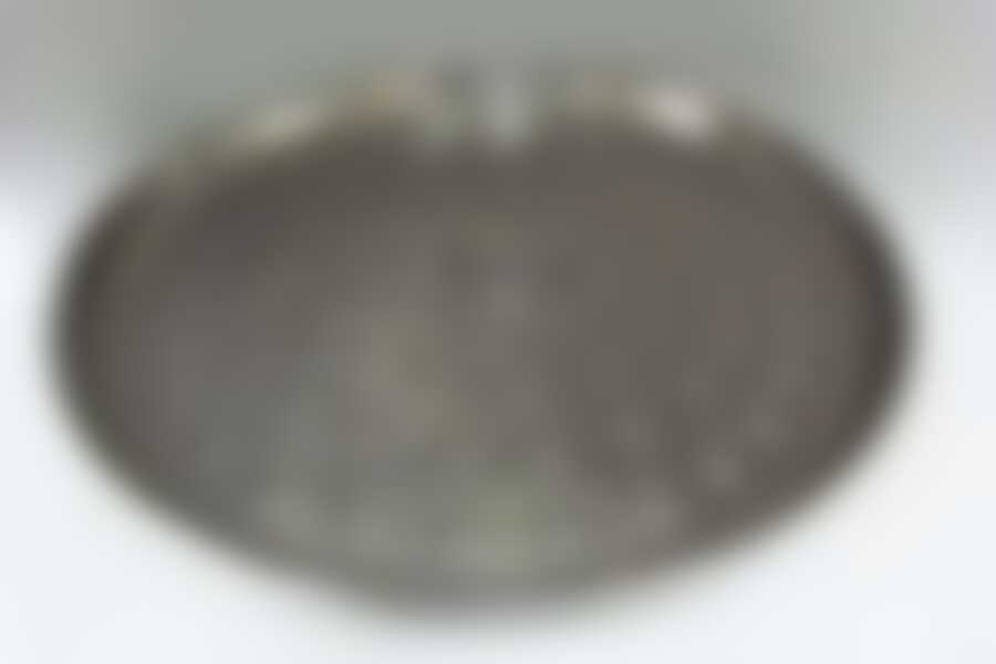 Поднос нерж 40см круг WLT-03616